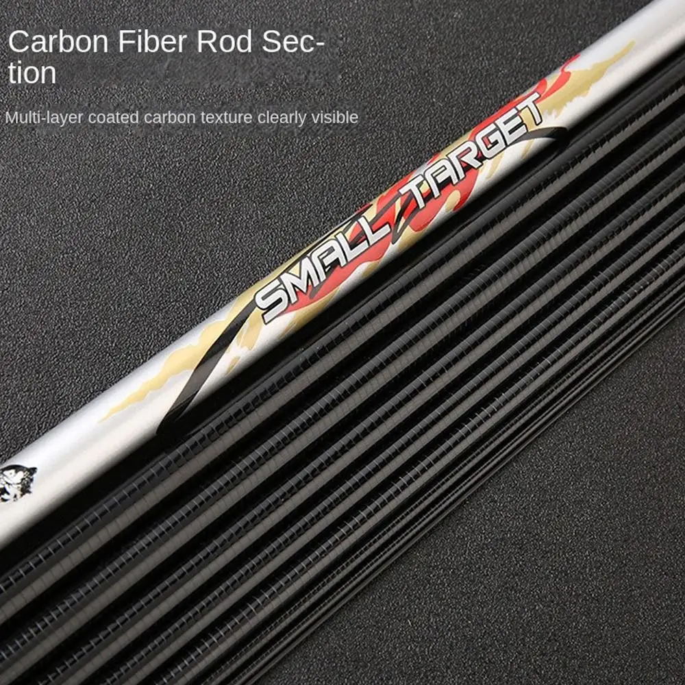 Caña ultraligera fibra de carbono telescópica feeder para mano