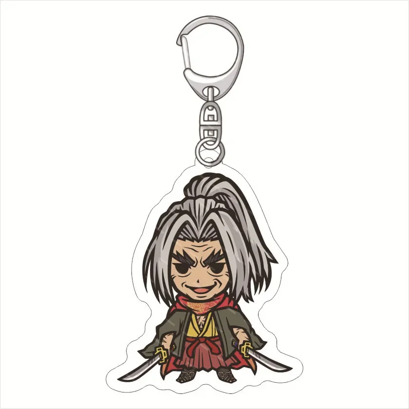 Anime Record of Ragnarok Acrylic Keychain Cartoon Figure Sasaki Kojirou Jack Pendant Key Ring Holder Cosplay Fans Jewelry Gift