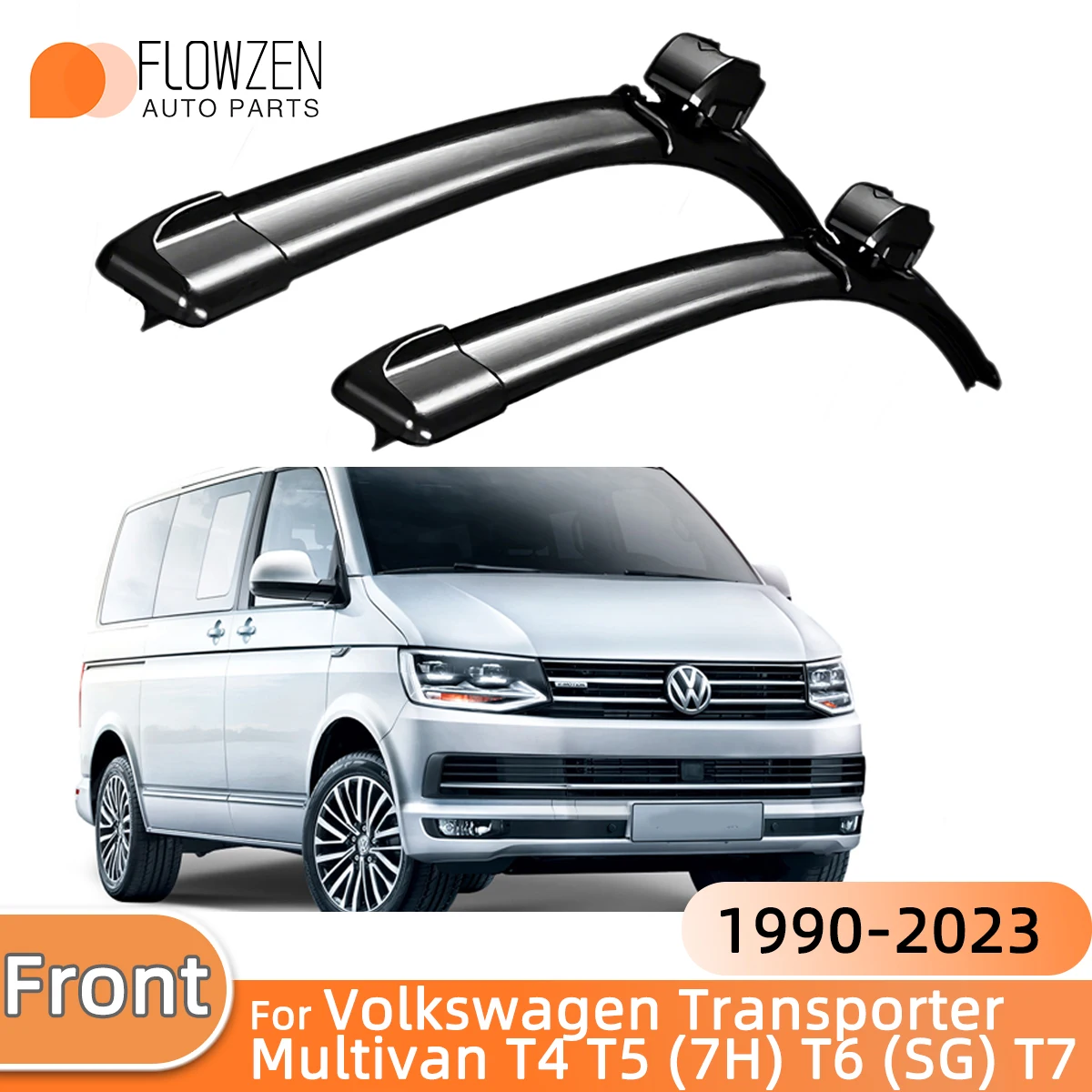 2PCS Auto Wischer Klingen für Volkswagen Transporter Multivan T4 T5 (7H) T6 (SG) T7 1990-2023 Front Wischer Windschutzscheibe Fenster