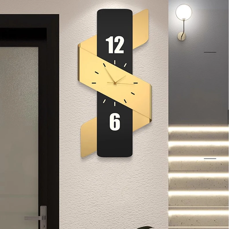 

Luxury Digital Wall Clocks Living Room Art Mural Big Size Modern Wall Watch Minimalist Silent Horloge Murale Home Decoration