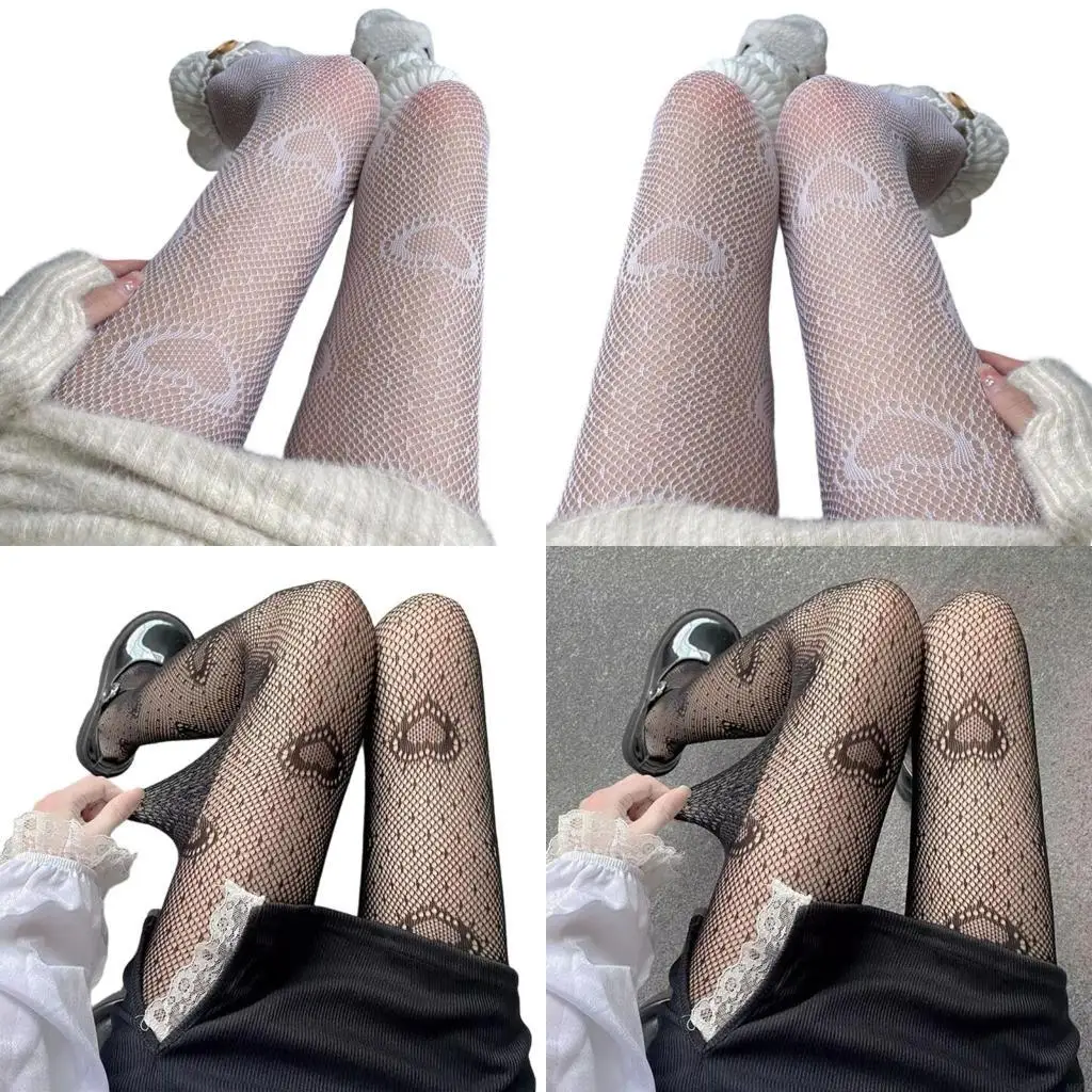 

M6CD Women Lace Tights Stockings Patterned Tights Thigh High Socks Lace Leggings Pantyhose