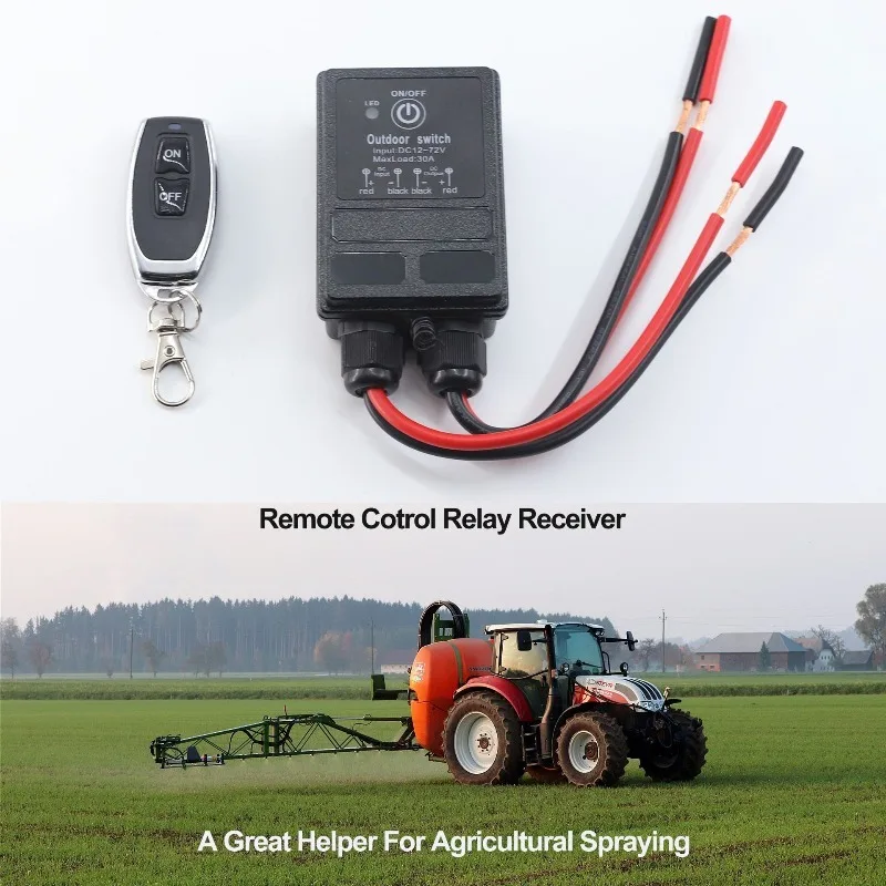 

Универсальное водонепроницаемое реле дистанционного управления 30А, AC100~240В DC12В, мощное реле для автомобилей, аксессуары для внутреннего освещения