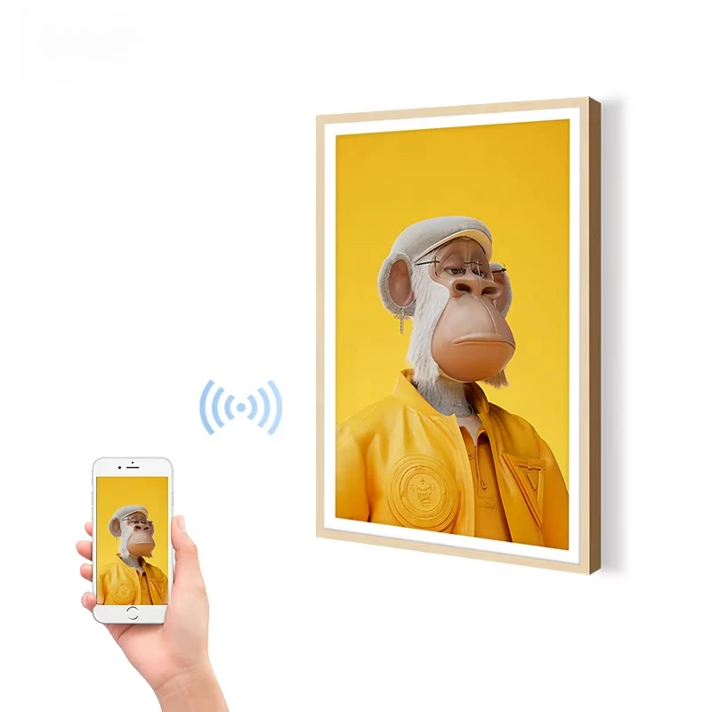 22in 32in 40in 43in 55in Digital Art Screen Smart Electronic Picture  Display 2k 4k Display Oil Picture Frame Art Gallery