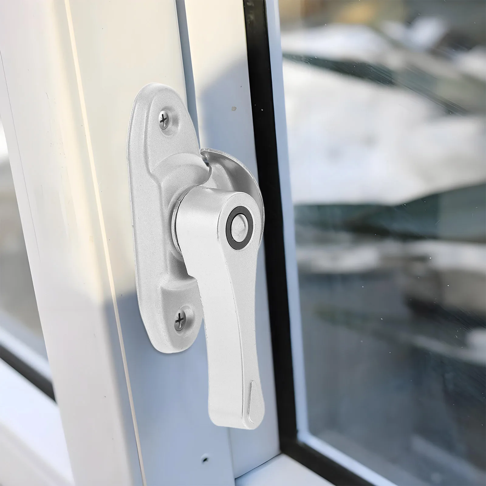 2er-Set Tür- und Fensterhakenschloss Crescent für Windows Security Heavy Sliding Stainless Steel