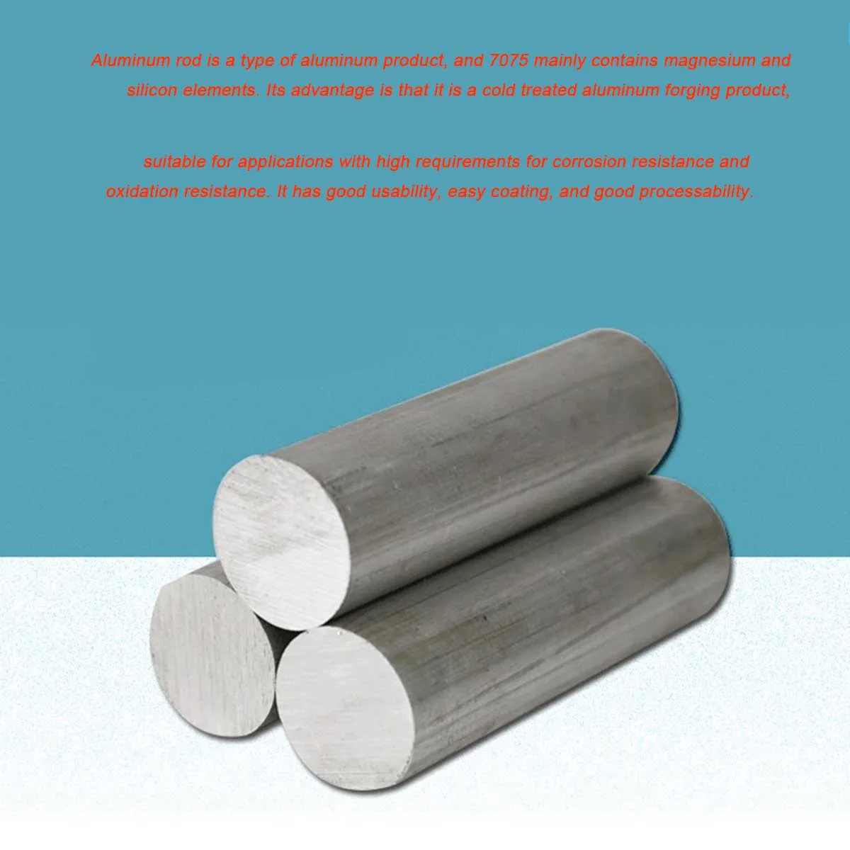 7075 Solid Super Hard Aluminum Round Rod /Diameter 5 /6 /8mm Processing Zero Cutting Length:500 Mm