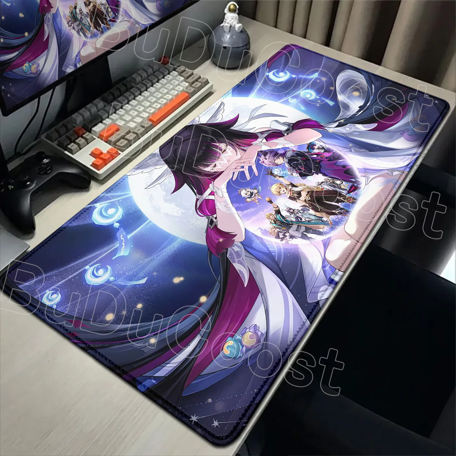 

Genshin Impact Columbina Durin Mousepad Anime Mouse Pad Laptop Gaming Accessories Mousepads Large Desk Mat Computer Keyboard Rug