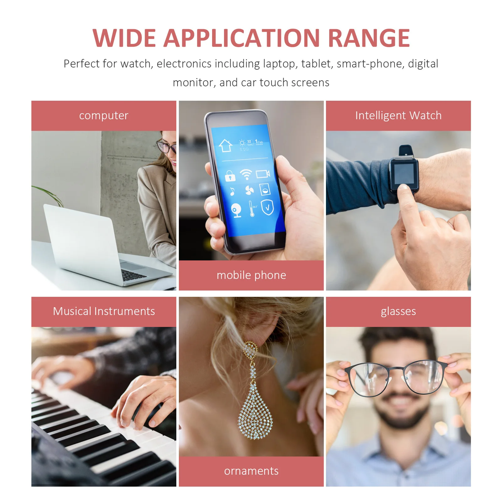 

20Pcs Microfiber Cleaning Cloths for Eyeglasses Cloth Lightweight Portable Washable for Phone Laptop Watch Trumpet