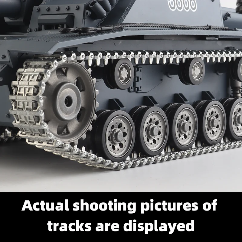 

Heng Long 3848 3849 3858 3859 3868 Metal Track Compatible with HL 1/16 German Panzer Ⅲ(H ,L, F8) and Panzer Ⅳ (F1 and F2) Tank