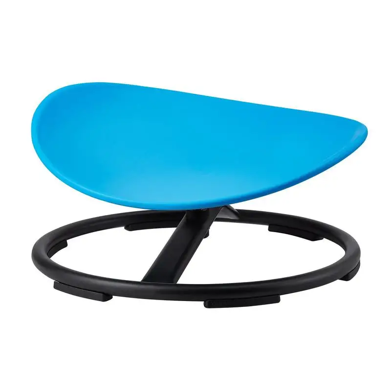 

Sensory Whirl Chair 23x23x12 Inches For Coordination Balance Focus Training, 220 LBS Capacity Heavy Duty Metal Base Toddler Sit Spin Toy Blue