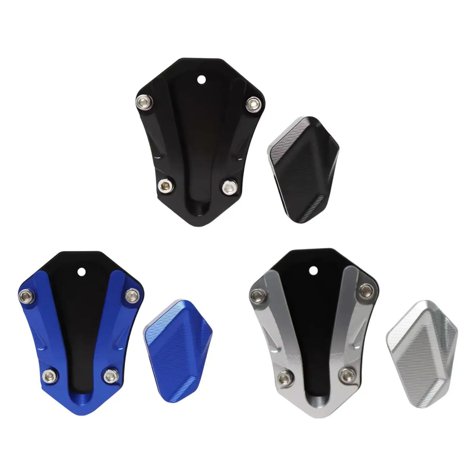 

Motorcycle Kickstand Pad Extender Bike Fitting Coaster Garage Floor Component Nonslip Enlarger for Shengshi 368G Motorbike