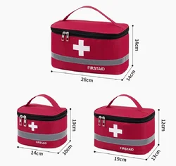 Portable First Aid Kit Medicine Storage Bag  Outdoor Rescue Bag Household Children's Large Capacity Medical Kit Storage Organize