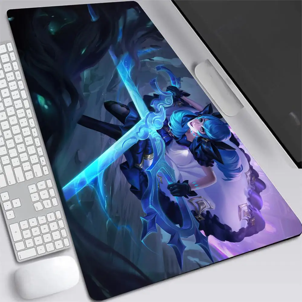 

Gwen Large Gaming Mouse Pad Computer Mousepad PC Gamer Laptop Mouse Mat Office Mausepad Keyboard Mat Desk Pad
