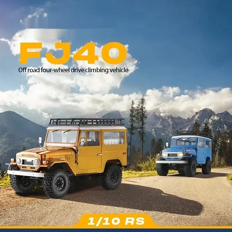 Nuevo Fms 1/10 Fj40 todoterreno escalada tracción en las cuatro ruedas Rc Control remoto modelo eléctrico simulación coche modelo juguete para niños Gif