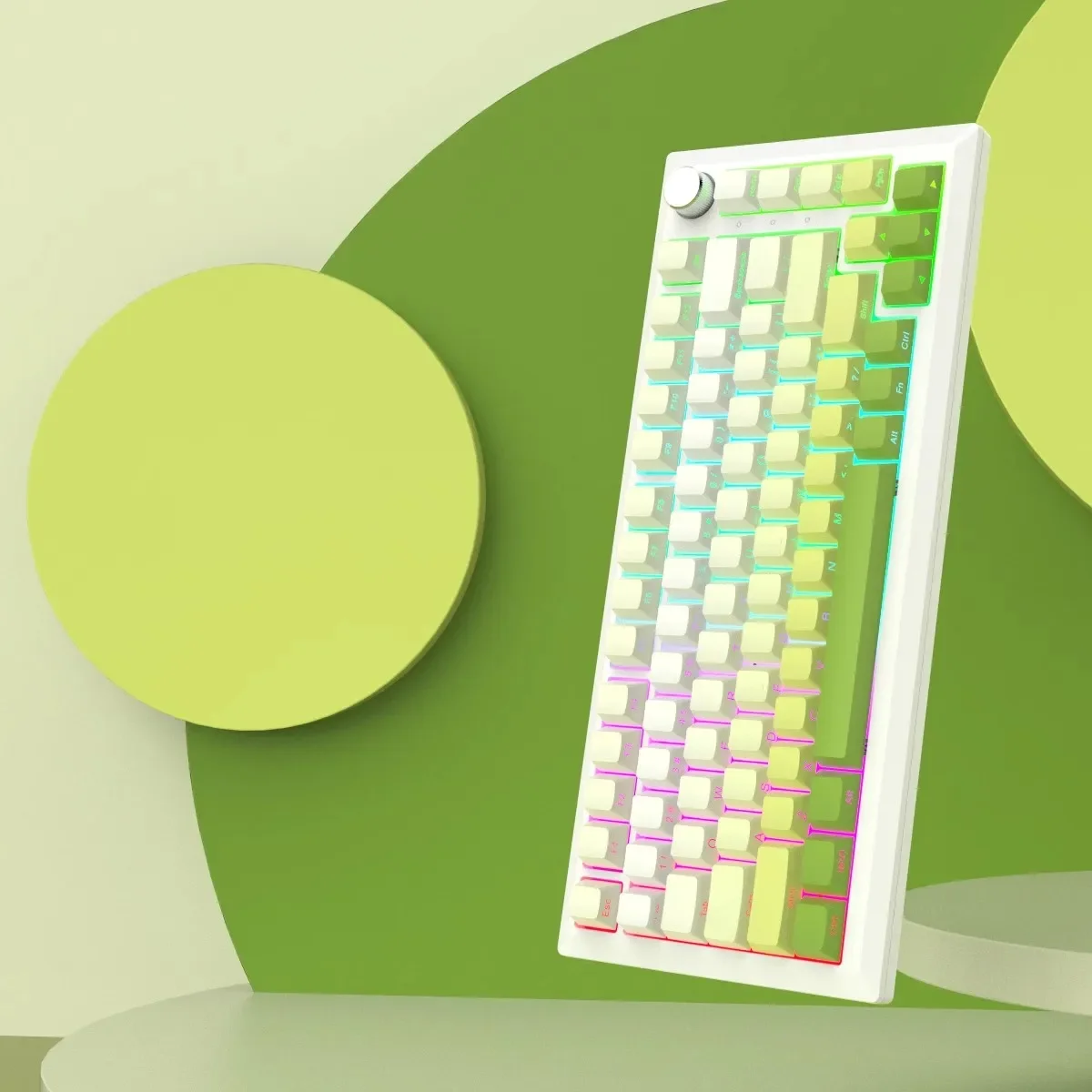 

Side engraved luminous mechanical keyboard keycap small full set of sublimation 68/84/75/87/98/108 keys