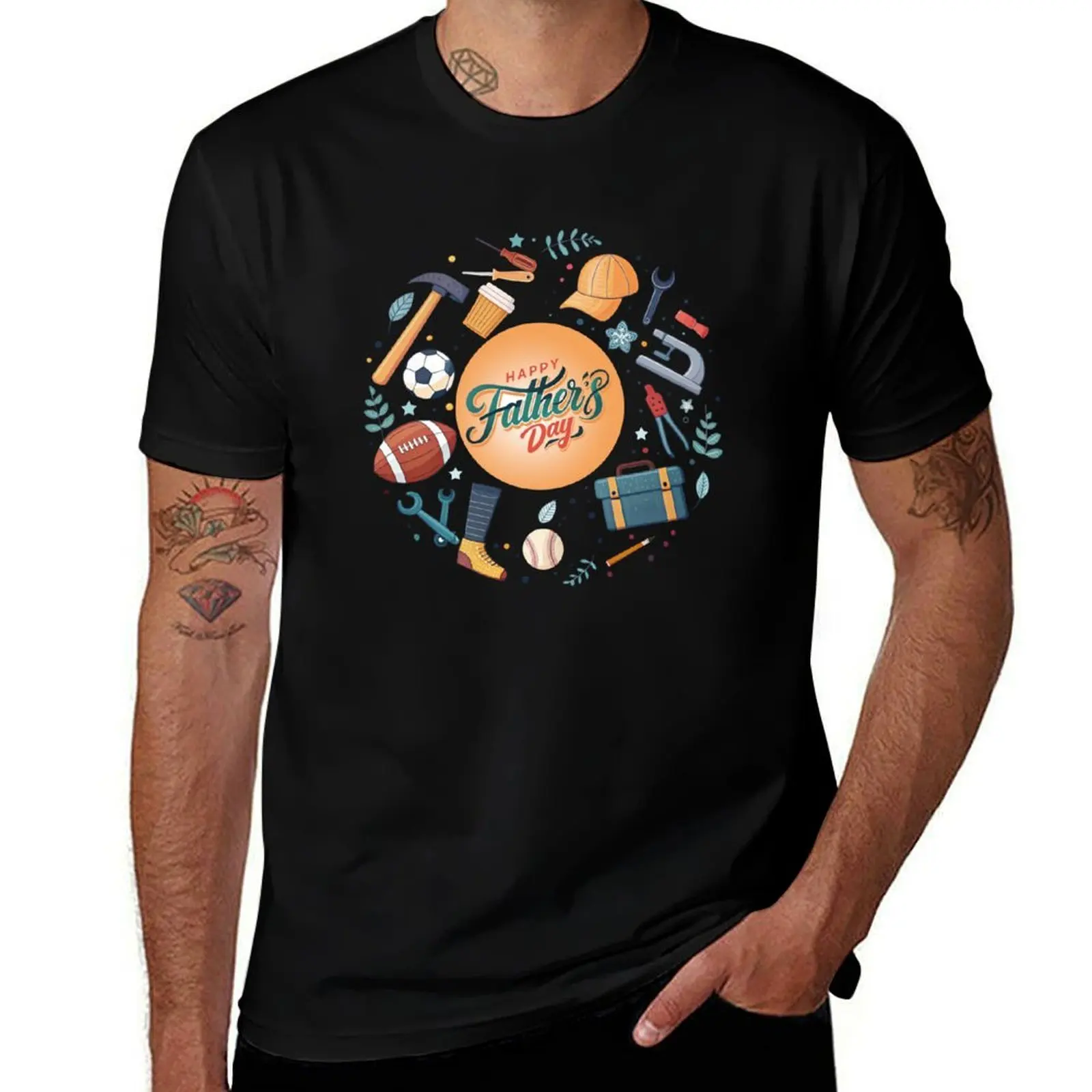 

Happy Father's Day Gift – Funny Dad Quote Design T-Shirt vintage clothes topping heavyweights hippie clothes men t shirt