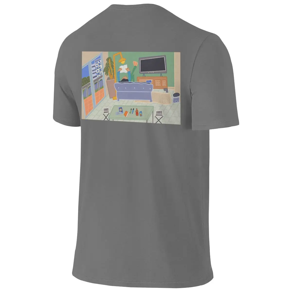 Reader Casual Reversible T-shirt Sports Leisure Korean Atmosphere Men's T-shirts