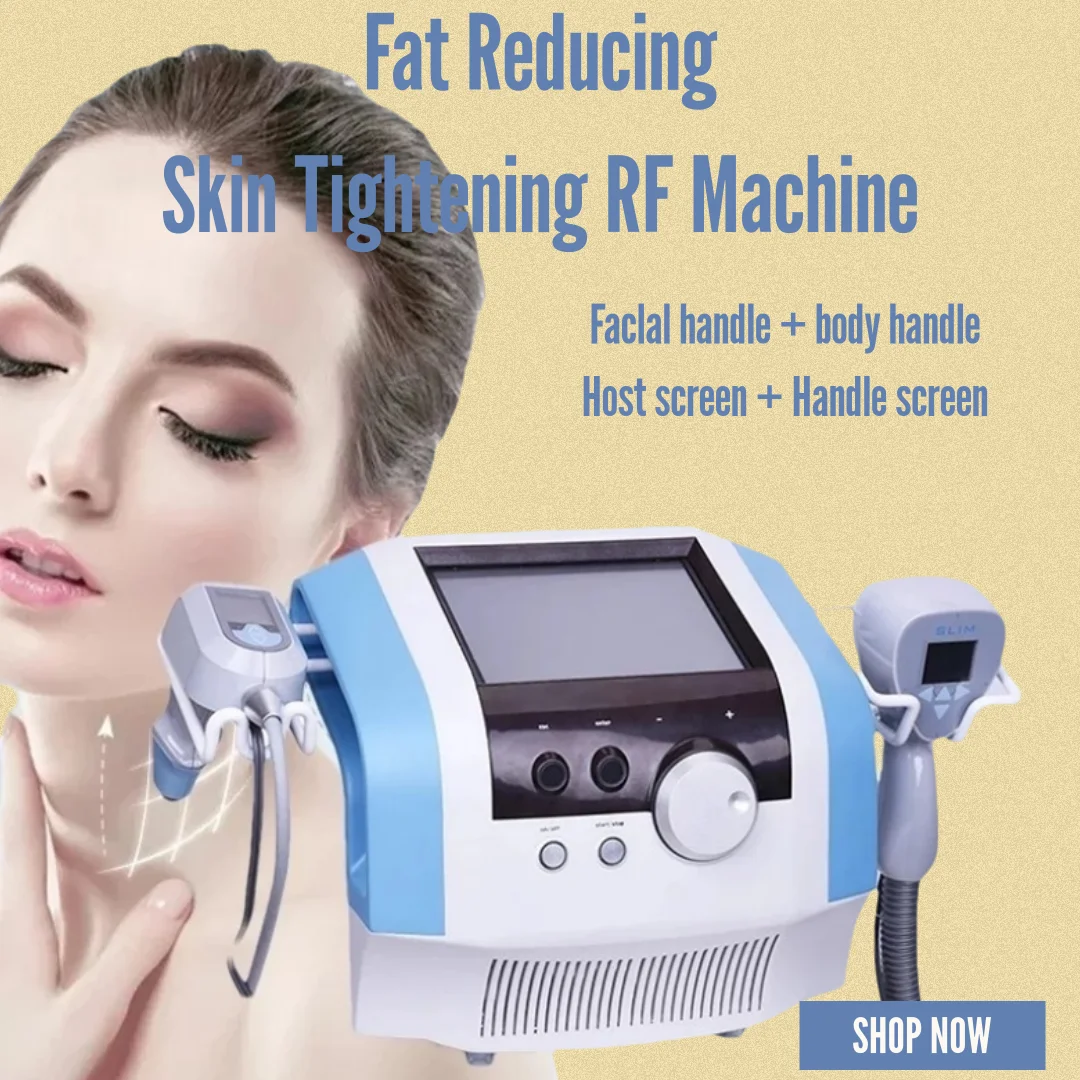 360 RF 2 en 1 Dispositivo de belleza de estiramiento facial adelgazante para eliminación de arrugas reafirmante de la piel antienvejecimiento