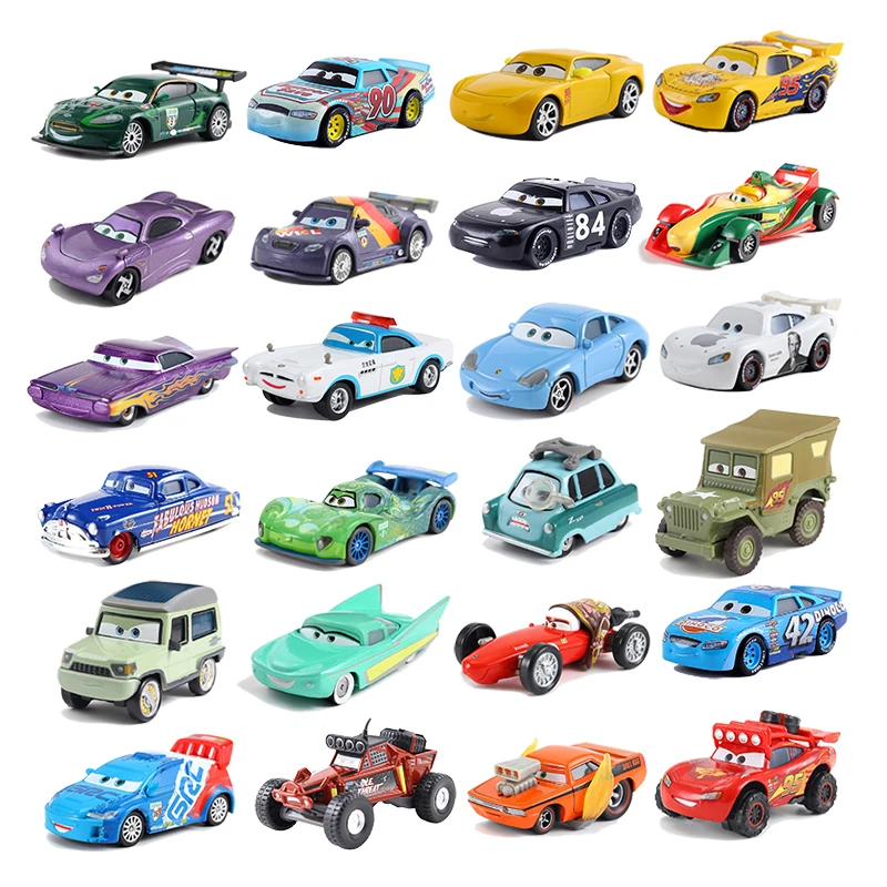 Disney Pixar Cars 3 Lightning McQueen Mater Jackson Storm Ramirez Diecast Metal Alloy Model Toy Car Gift For Christmas Gifts