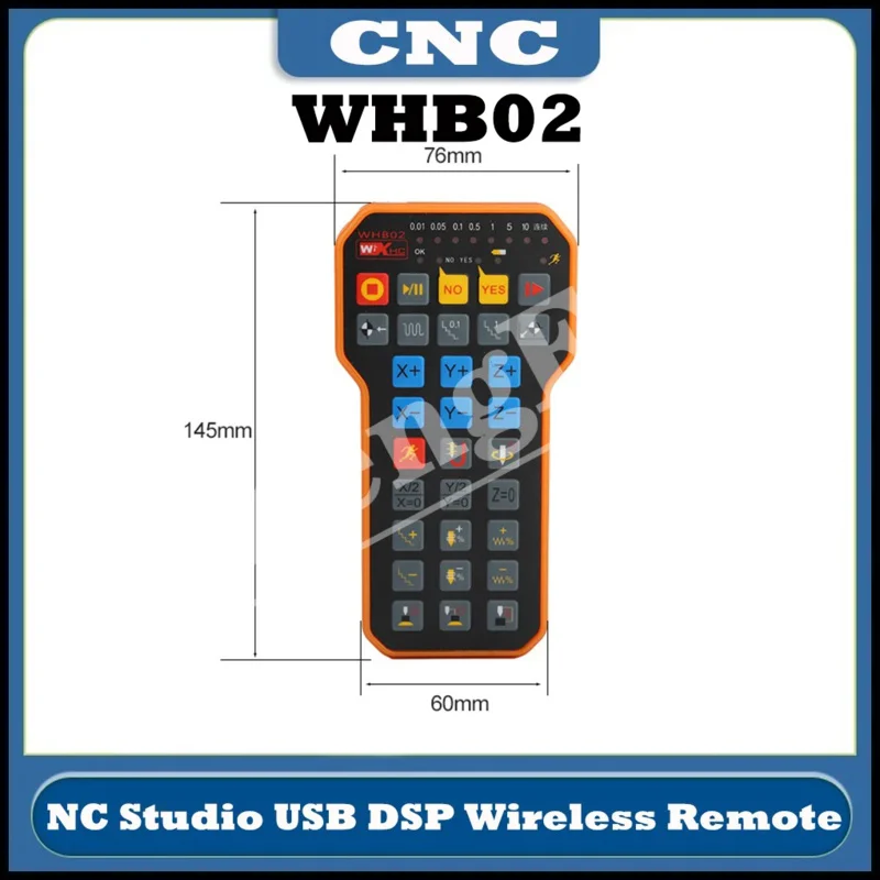 Nc Studio USB беспроводной пульт дистанционного управления Weihong DSP ручка управления для гравировального станка с ЧПУ WHB02