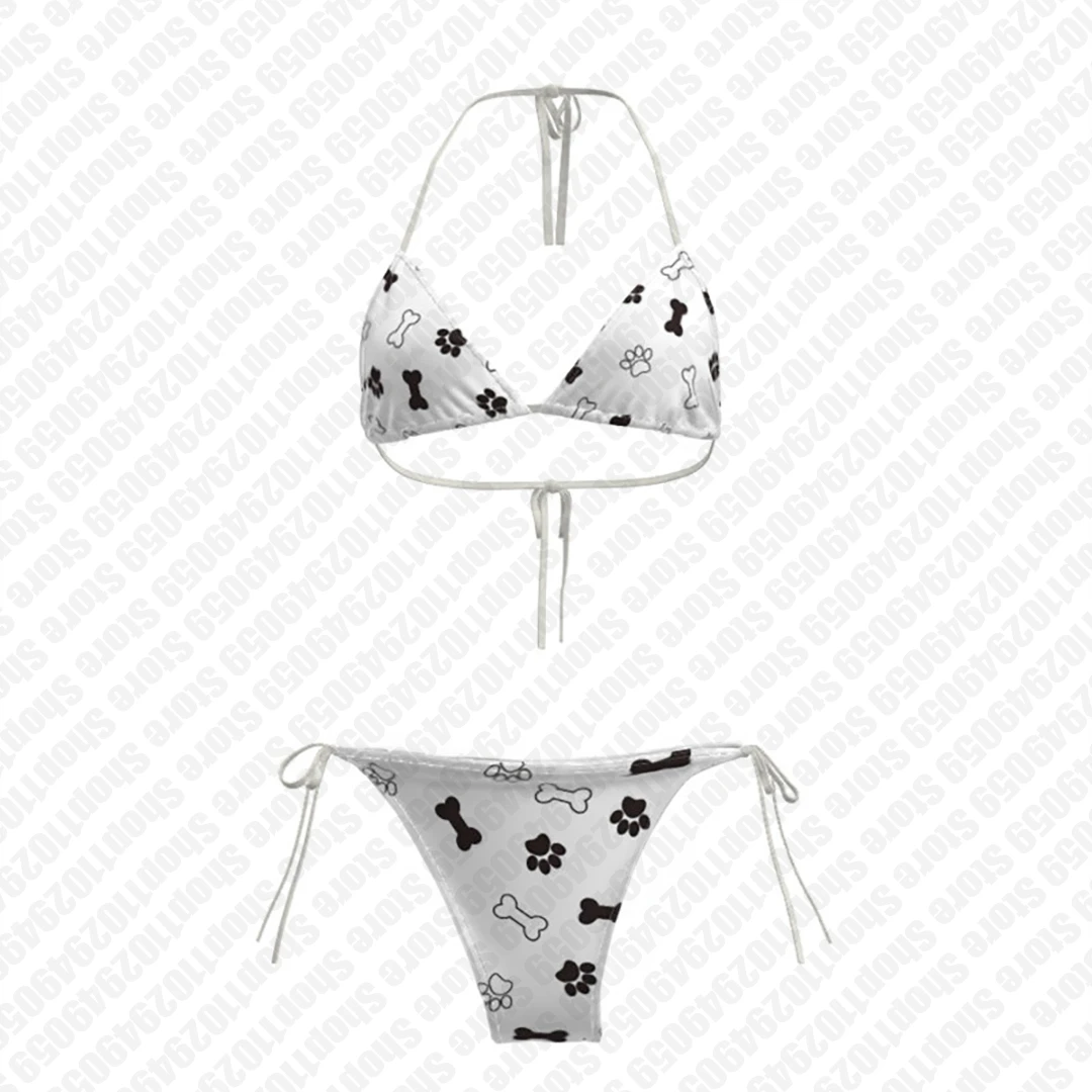 Fashion Beach Outfits Woman 2 Piece Set Outfit Women's Beach Bikini Hot Sexy Matching Sets of Women Female Swimsuit Ladies Micro