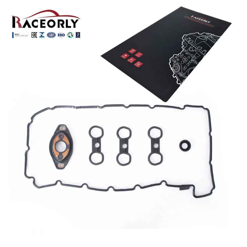 

RACEORLY Valve Cover Gasket Set For BMW 128i 328i 328i 528i X5 N52 11127582245