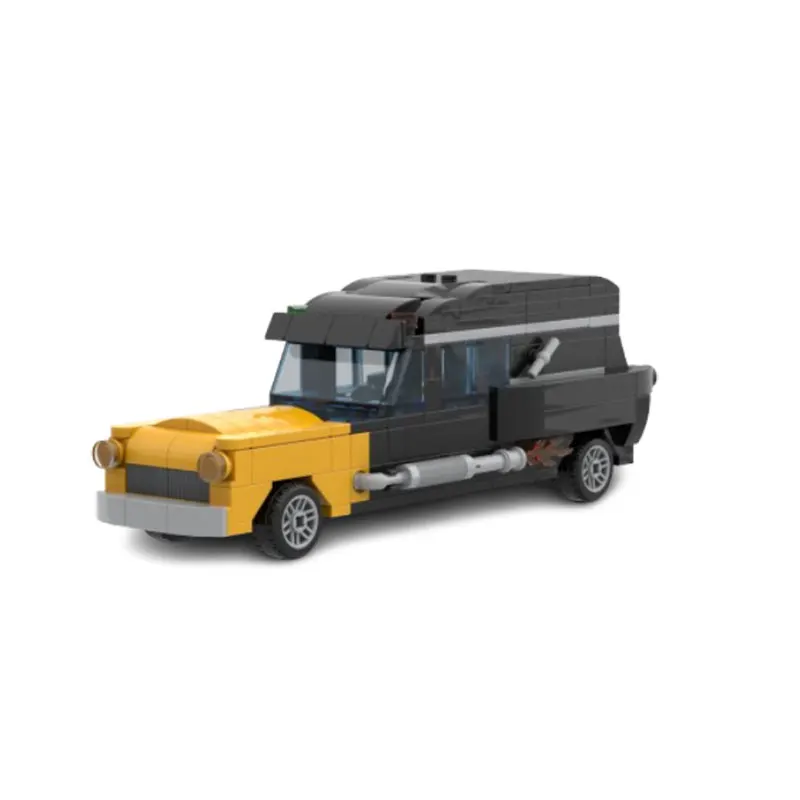 

In-stock MOC Creative Retro Vehicle DIY Small Particle Assembly Building Blocks Educational Toy Model Gift Set Ornament