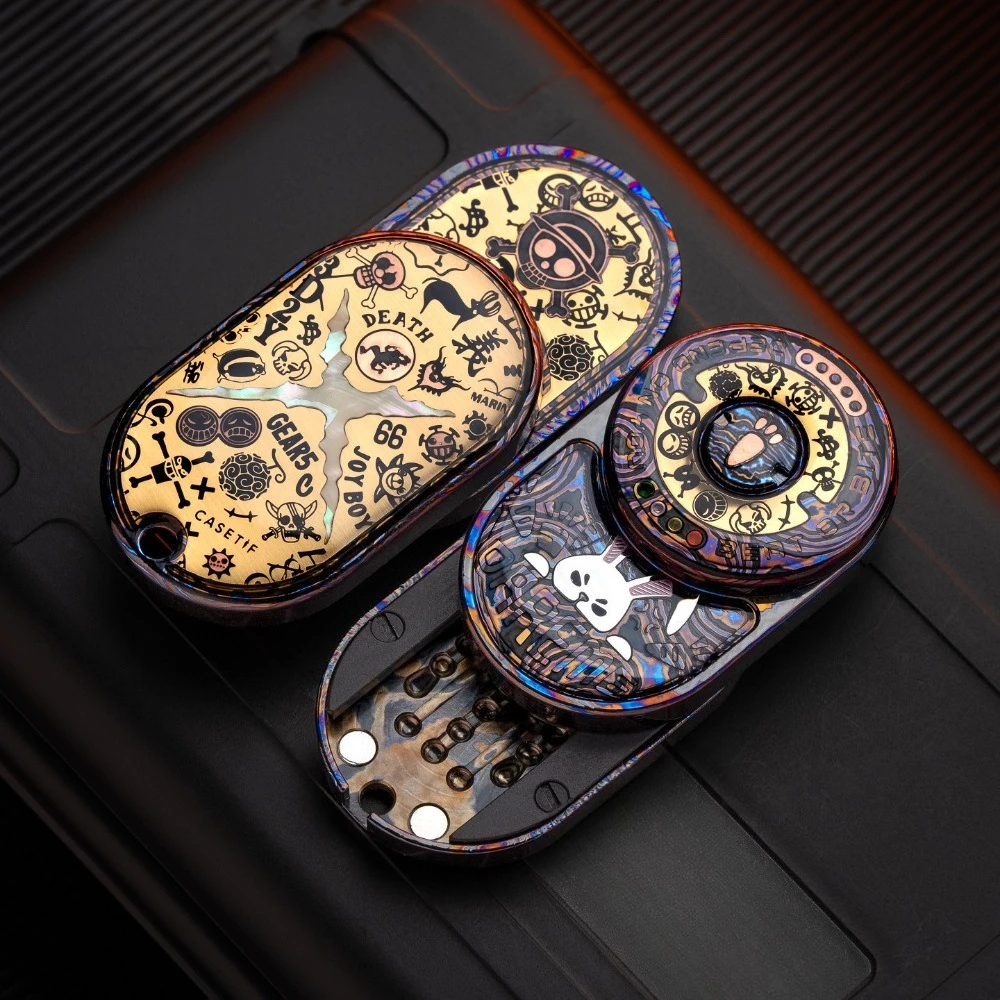 لعبة MOT EDC Rhythm Pro Pirate الميكانيكية الدوارة المعدنية Fidget Spinner EDC لتخفيف التوتر