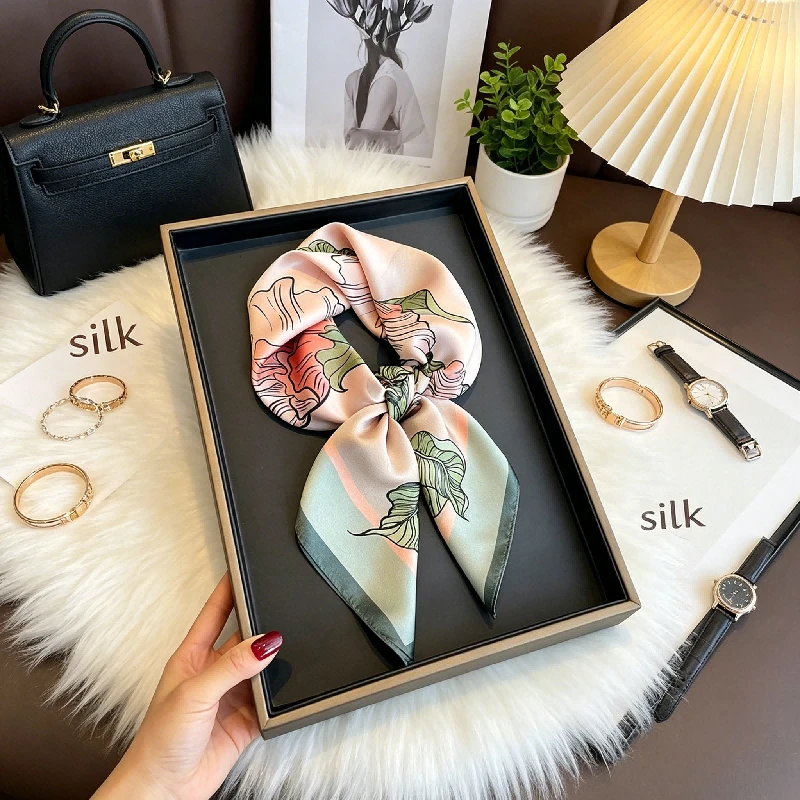 وشاح حريري مربع 70 سم بنمط صين - مراجعة Women'S Retro Bags وسعره