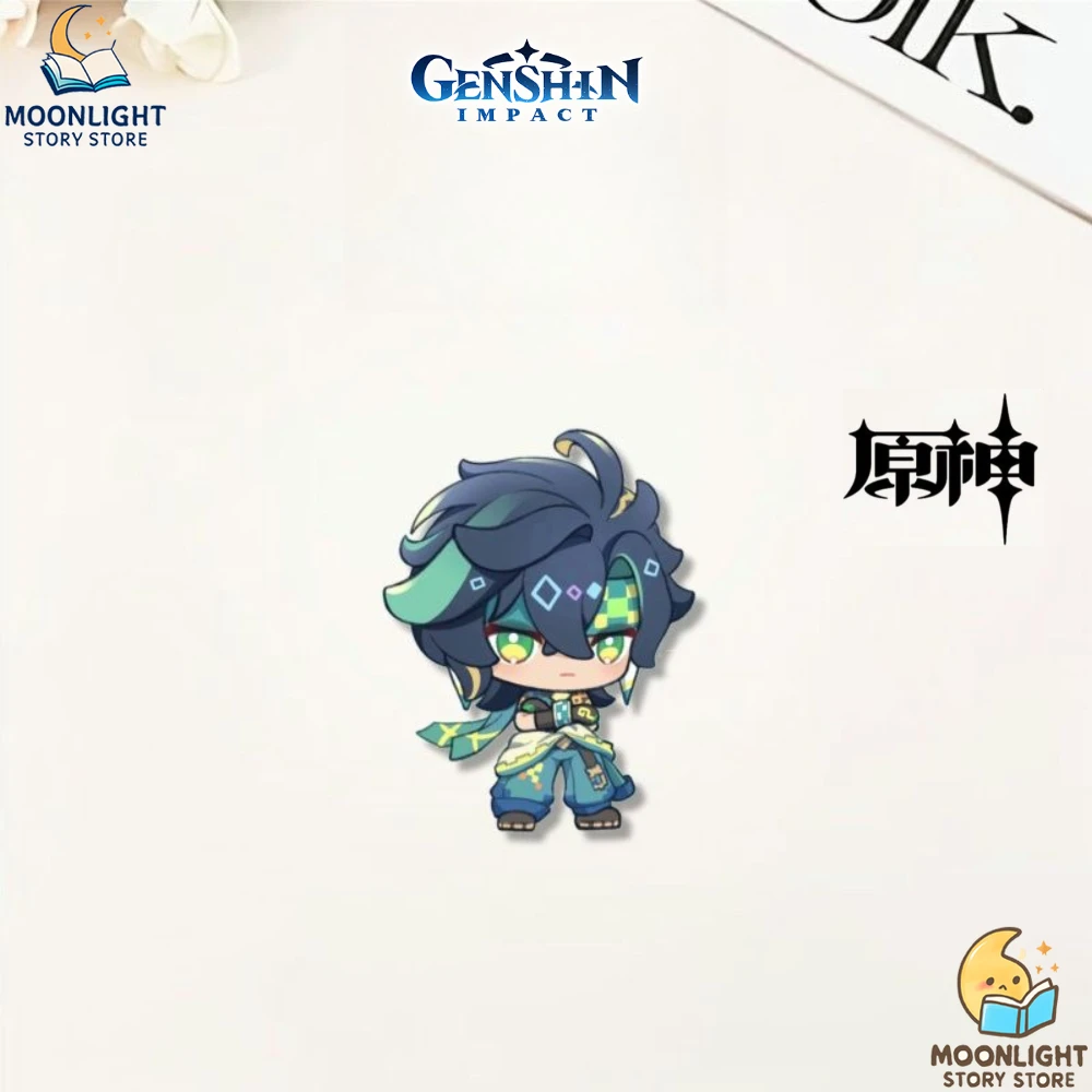 جديد Genshin تأثير بروش لعبة الملحقات Kachina Kinichi Malani طالب مقلمة حقيبة مدرسية شارة الحلي هدية لمحبي