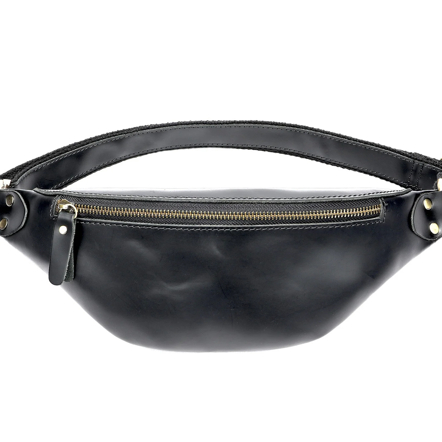 خريف شتاء الرجال ريترو جنون الجلود الرياضة الخصر حقيبة متعددة الوظائف جلد طبيعي حقيبة الهاتف المحمول مادة جلد الغزال #5