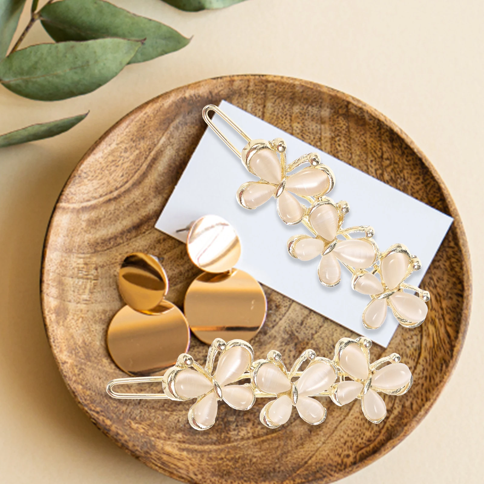 

Hair Clip Elegant Decorative Clips for Women Fine Zircon Non Slip Hairstyling Tool Suitable Any Season Hair Color