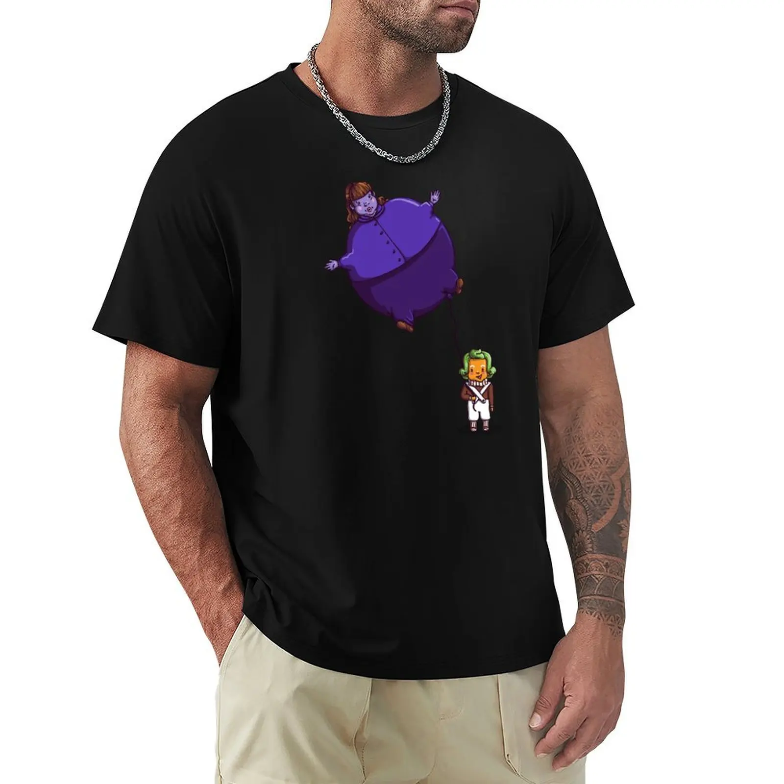 Too Much Bubblegum T-Shirt Big and Tall Solid Color T-Shirt