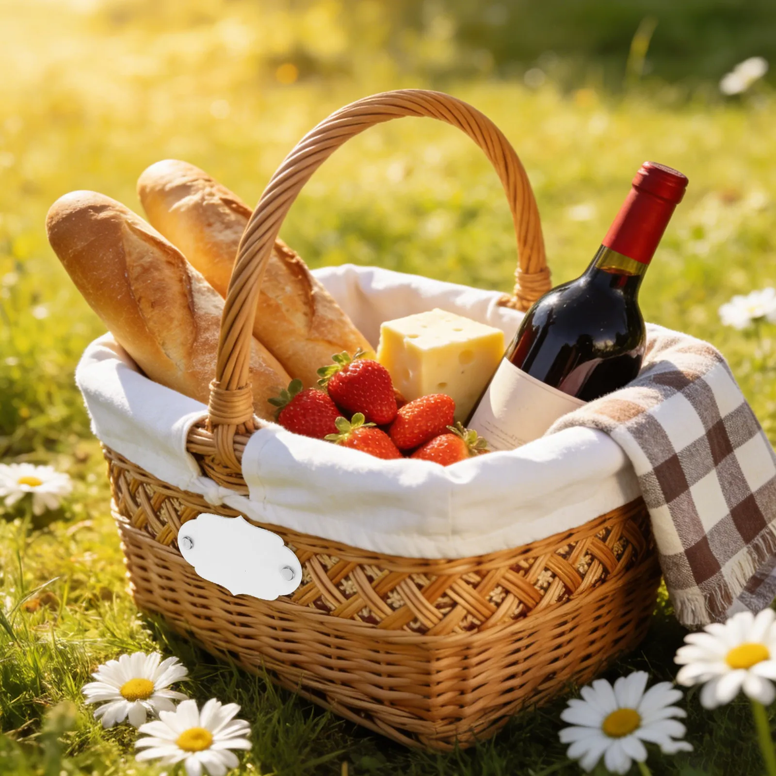 

10Pcs Woven Rattan Basket Labels Set Blank Acrylic Tags for Storage DIY Organization Pantry Closet Home Marking