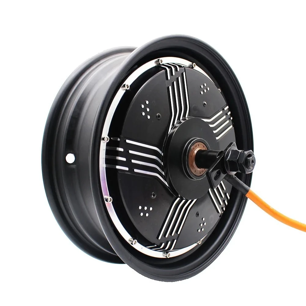 Bürstenloser Gleichstrommotor 60V 72V 12 Zoll 30H 1500W für Frischluft-Belüftungssystem