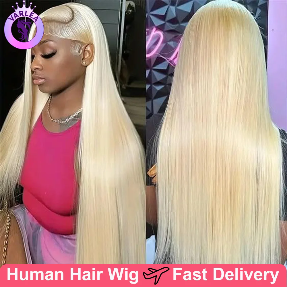 30 inch 613 Blonde Lace Front Wig Human Hair 13x6 Straight Lace Frontal Wigs Blonde Wig Pre Plucked 13x4 Lace Front Glueless Wig