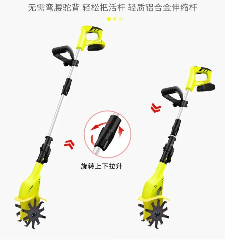 Mesin pengolah tanah pertanian, mesin bajak mikro untuk kebun sayuran kecil rumah tangga, mesin pengolah tanah Smoil ssoil