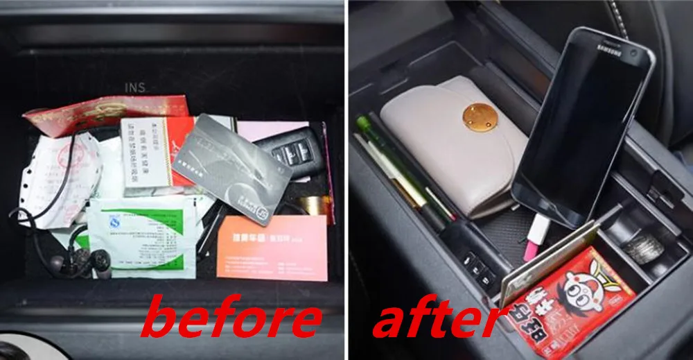 Car Armrest Storage Box For Geely Tugella,Xingyue,FY11 2019-2021 Central Control Container Stowing Tidying Auto Organizer Tray