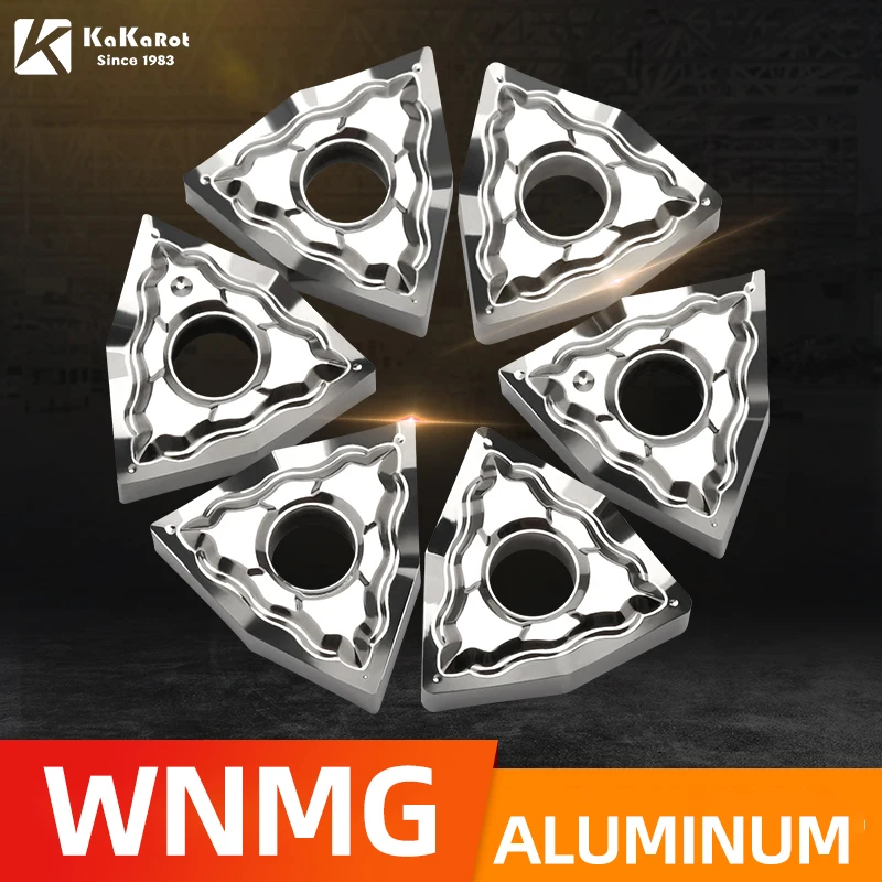 Kakarot inserções de torno de alumínio tnmg1204 cnmg120408 wnmg080404 snmg peach h01 ferramentas de torneamento cnc inserção nc pastilhas inserção forjadas