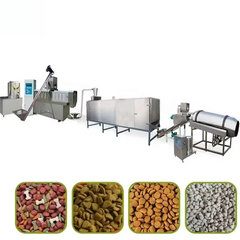 FOODLINE Wholesale Automatic Pet Food Maker Stable Extrusion For Pet Feed Factory Global Distributors Supply