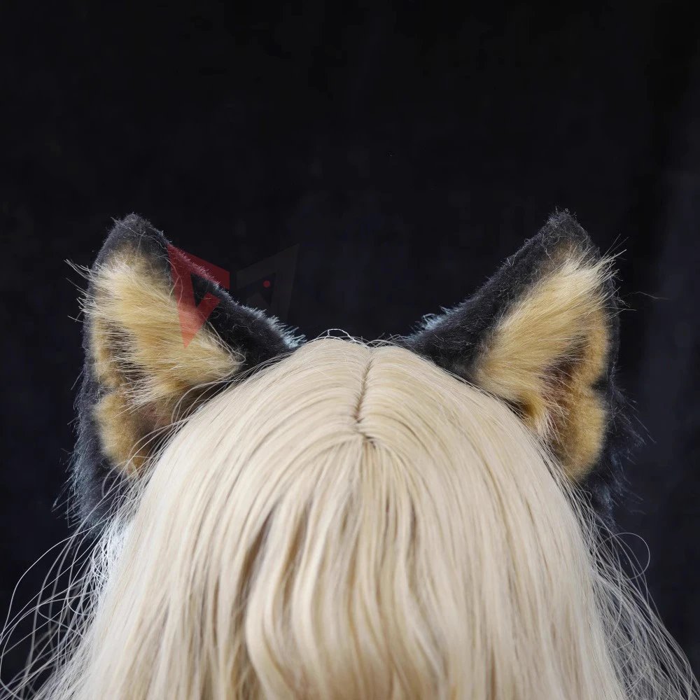 

New Canis Lupus Familiaris Dog Ears Hairhoop Tail To Choose Brown Black Color Cosplay Costume Accessories Hairhoop Custom Made