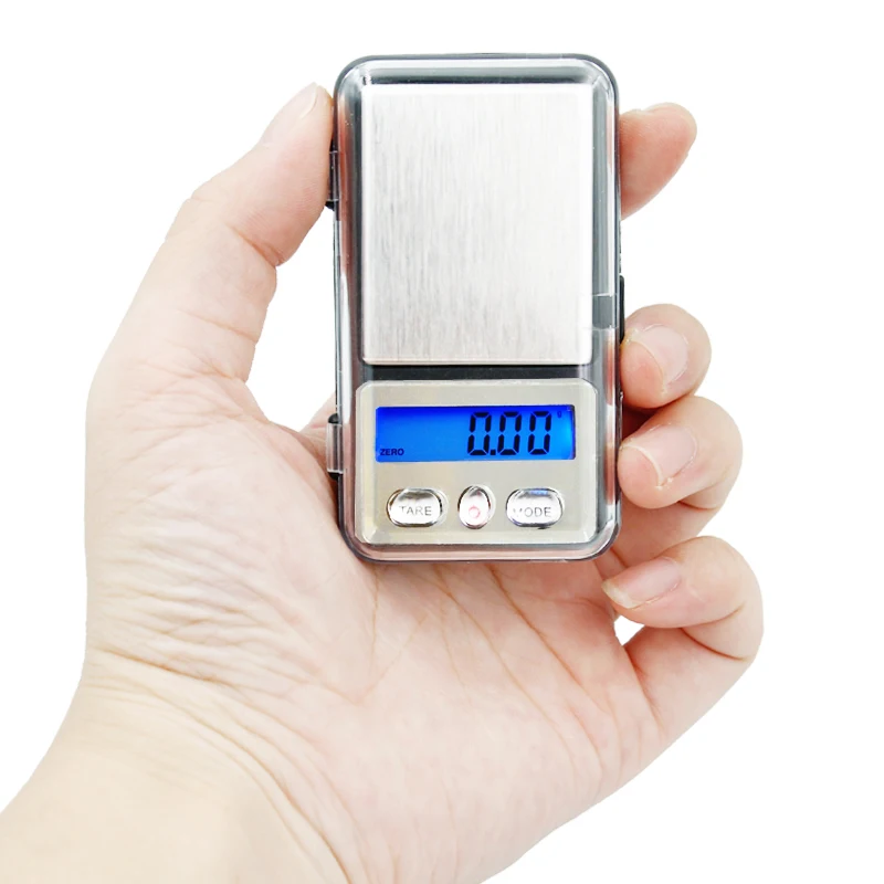 Mini Digital Balance Precision Scales LCD Backlight Electronic Jewelry Scale Portable Kitchen Food Weighing Tool Instruments