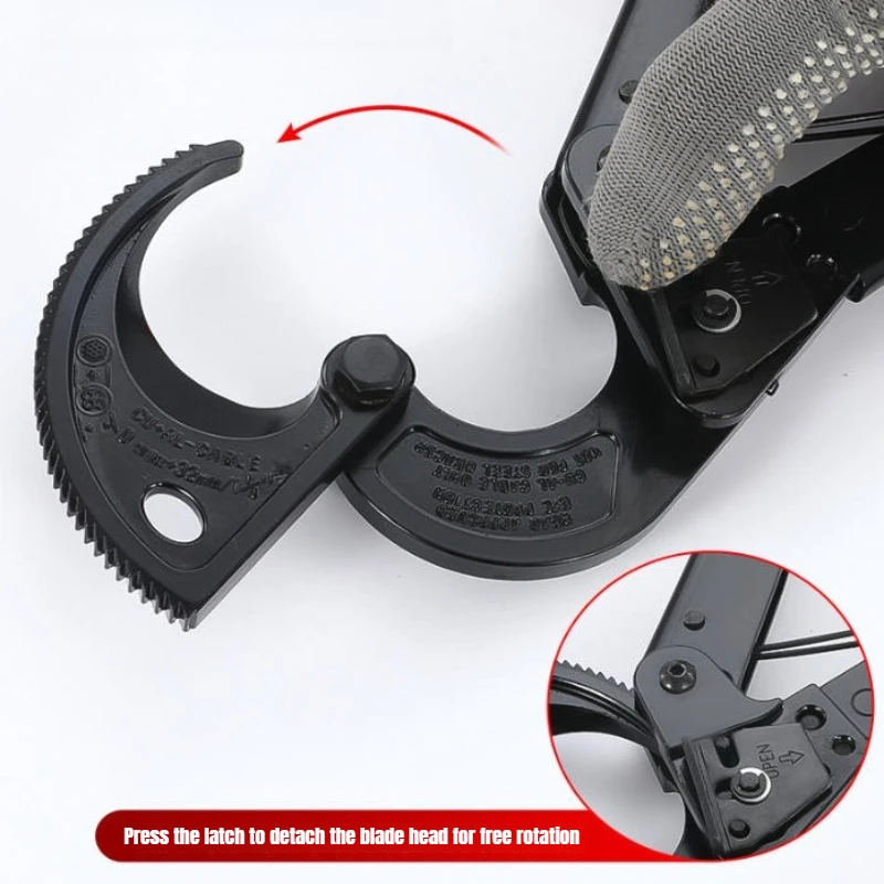 1 قطعة 10/11 بوصة قاطع السقاطة قطع الأسلاك السريعة وقاطع الكابلات ، مقبض مريح كماشة قطع الأسلاك متعددة الوظائف #2