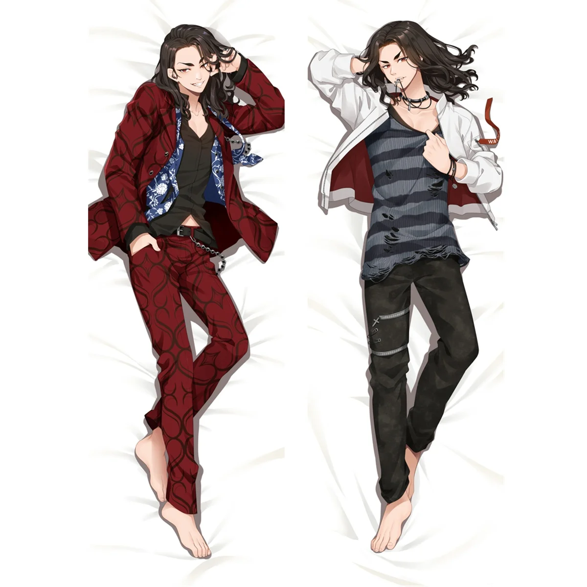 

Boyoxon Keisuke Baji Anime Figure Pillow Case Cover Hugging Pillow Pillowcase Double-Sided Printed Peach Skin/2WAY Plush