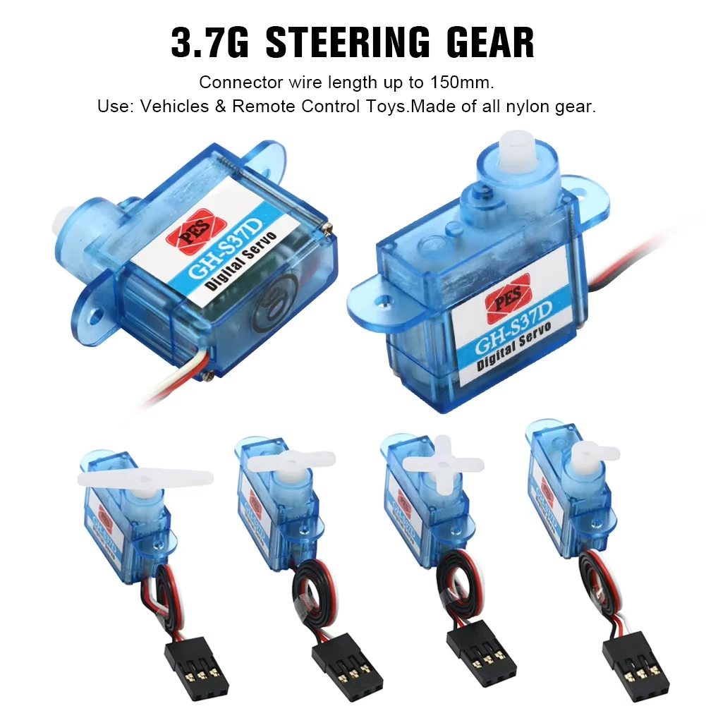 

3.7g Mini Micro Servo High Speed Torque Servo for RC Plane Helicopter Boat Micro RC Models