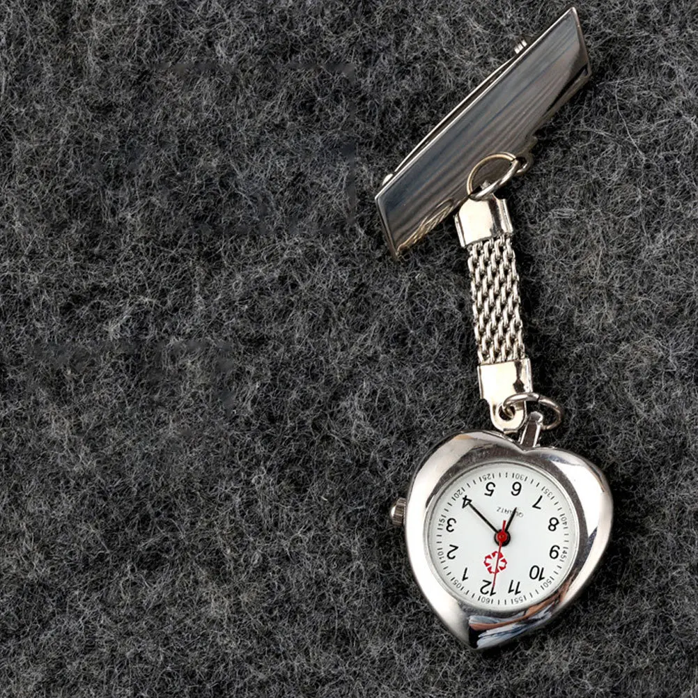 

Heart-shaped Nurse Table Nurses Watch Portable Hanging Pocket Quartz Watches Medical