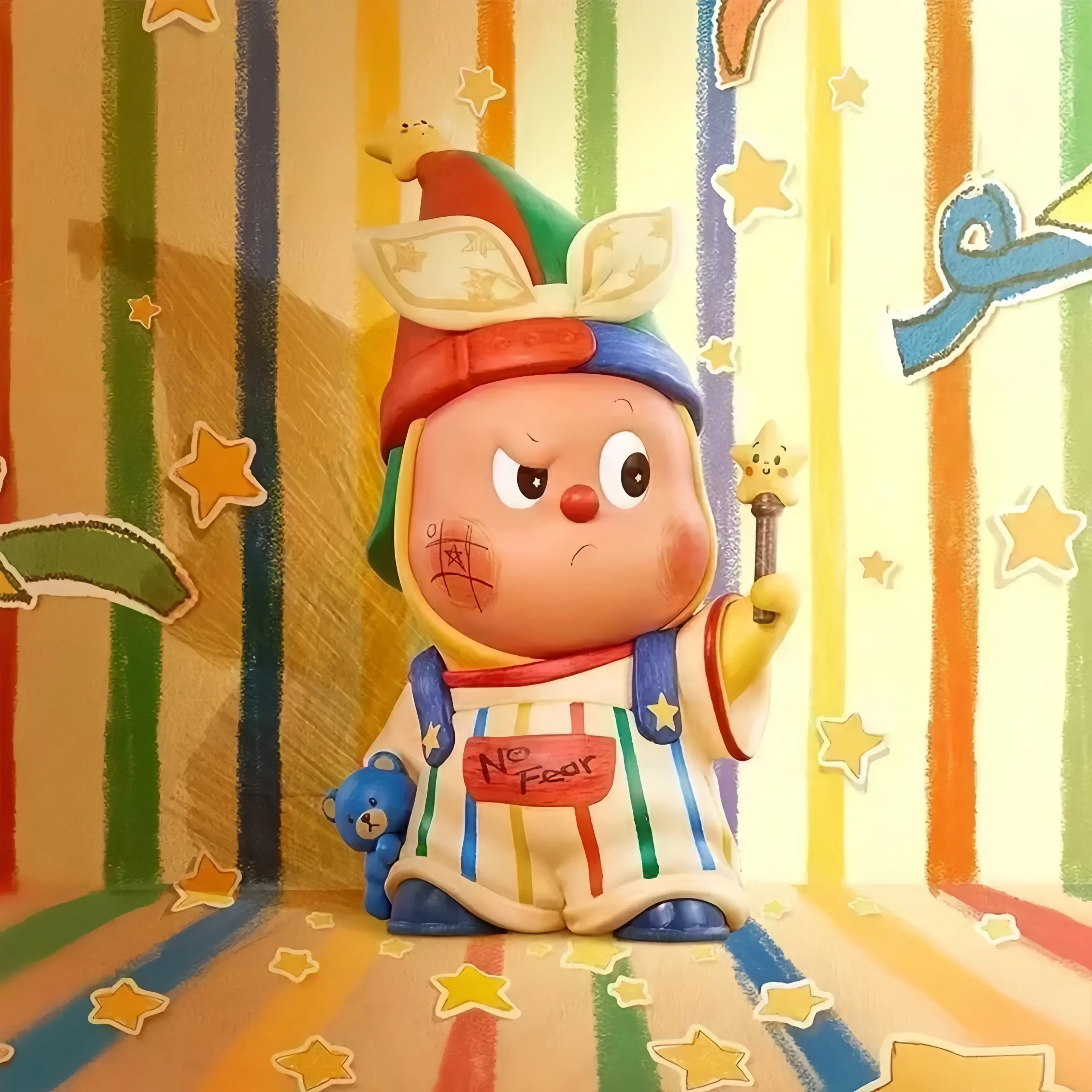 ตุ๊กตา Pop Mart รุ่น Twinkle Twinkle Series ของแท้ กล่องสุ่มลุ้นรับของเล่น ตุ๊กตาอนิเมะน่ารัก ของตกแต่งตั้งโต๊ะ