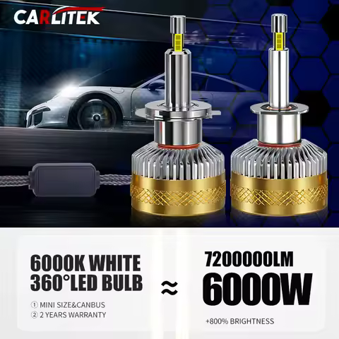 7200000LM LED H7 Headlights 3D 360 CSP Chip LED H1 H4 H8 H9 H11 9005 HB3 9006 HB4 9012 Hir2 For Projector Len Turbo Fan 6000K