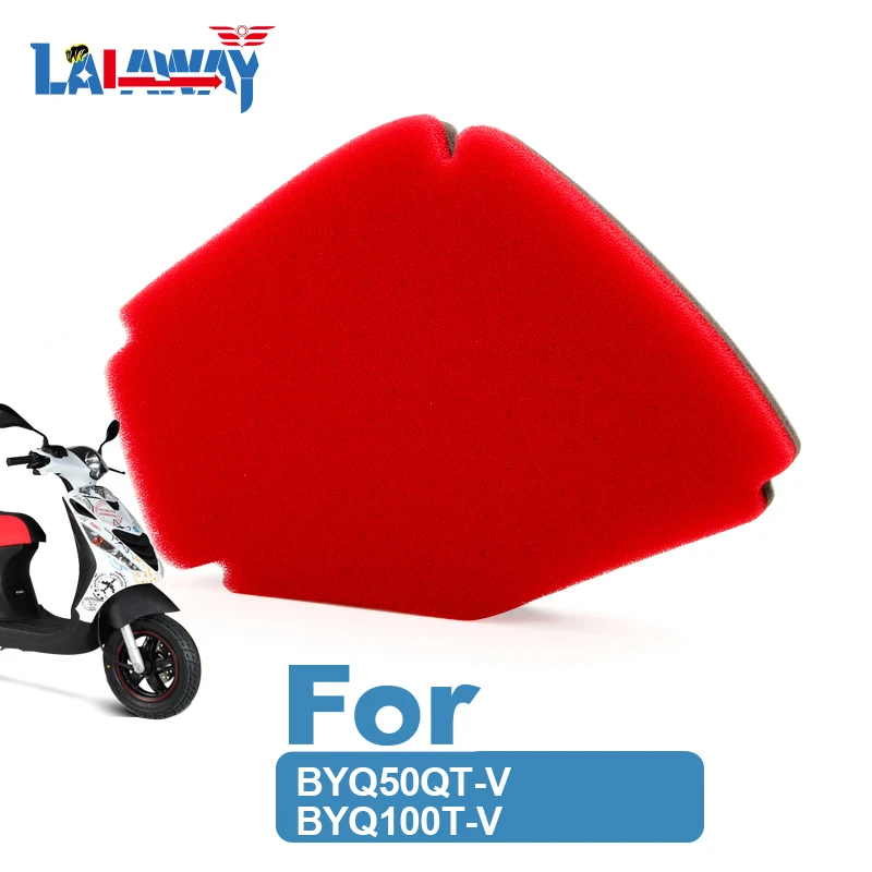 

For Piaggio ZIP BYQ50QT-V BYQ100T-V Scooter Motorcycle Air Filter Motor Bike Intake Cleaner Significant Filtration Washable