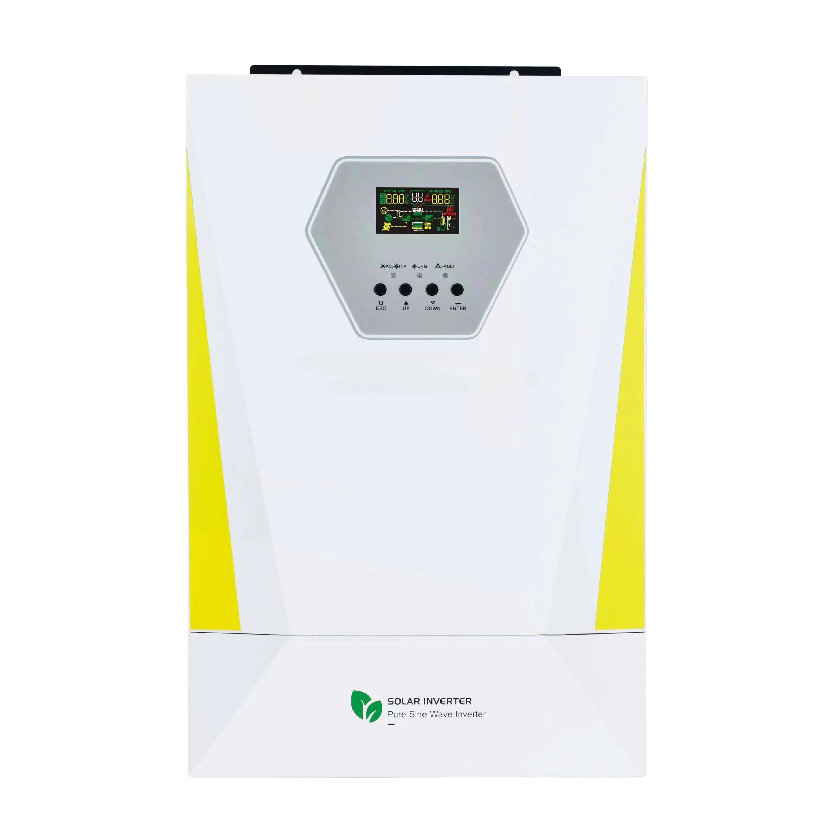 

5kW-11kW Single-Phase Hybrid Solar Inverter Built-in MPPT Charger Pure Sine Wave Output Lithium Ion Commercial Off-Grid Home
