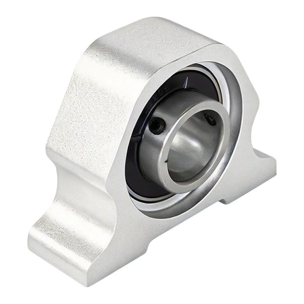 High Strength Bearing Housing Aluminum Bearing Housing Low Noise Operation Vibration Reduction Flat Base Design